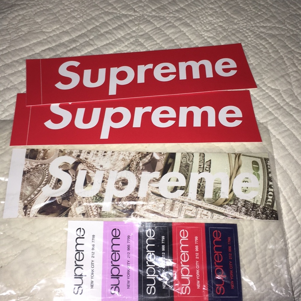 SUPREME STICKERS AUTHENTIC LOT